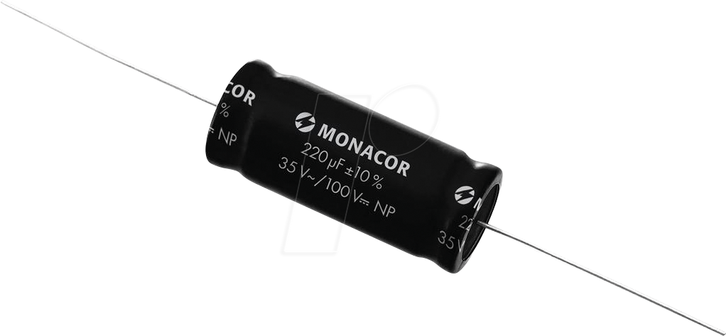 MON LSC-2200NP - MONACOR Bipolare Elektrolytkondensatoren, 220 µF