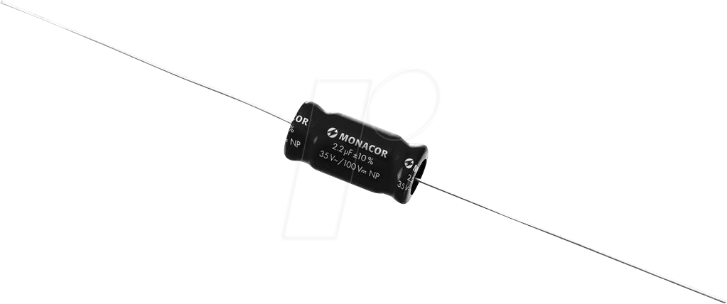 MON LSC-22NP - MONACOR Bipolare Elektrolytkondensatoren, 2,2 µF