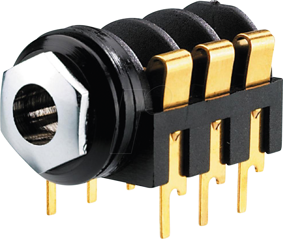 MON MZT-223G - MONACOR 6,3-mm-Stereo-Klinken-Einbaubuchse