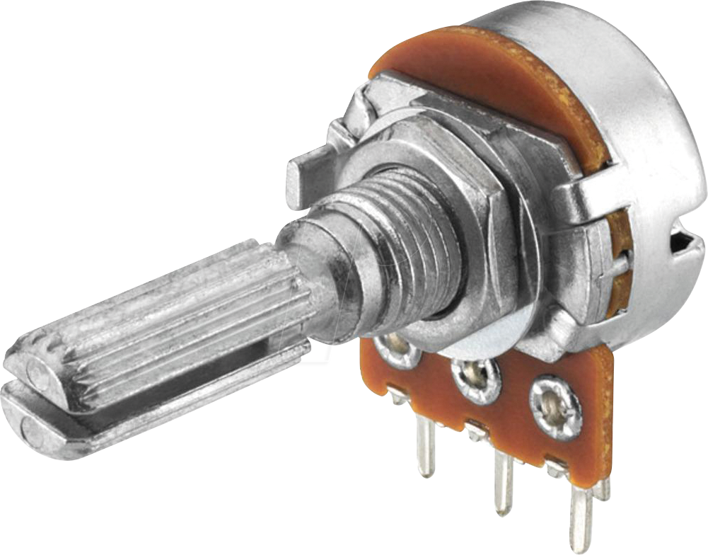 MON VRB-100M200 - MONACOR Mono-Potentiometer, 200 kOhm, lin.