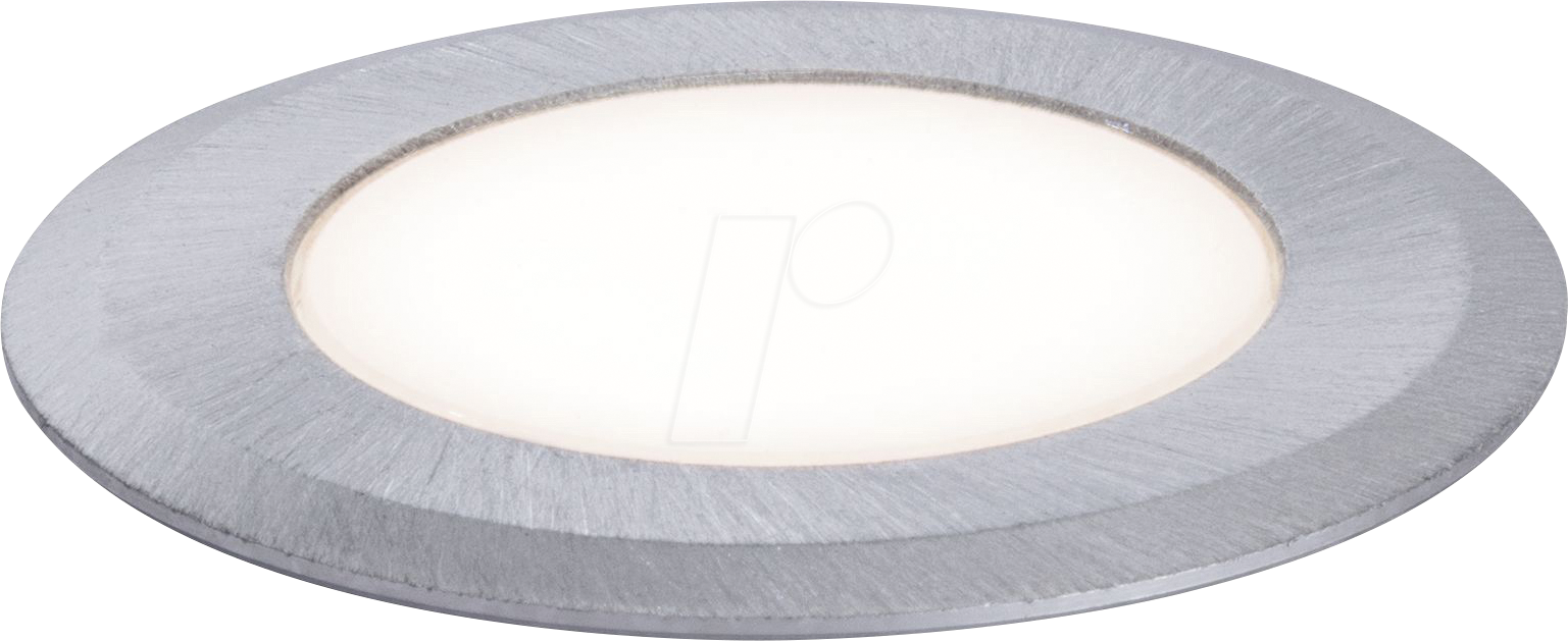 4000870943656 - House LED Bodeneinbauleuchte Warmweiß IP67 rund 50mm 3000K 2W 60lm 230V Edelstahl gebürstet Edelstahl Kunststoff