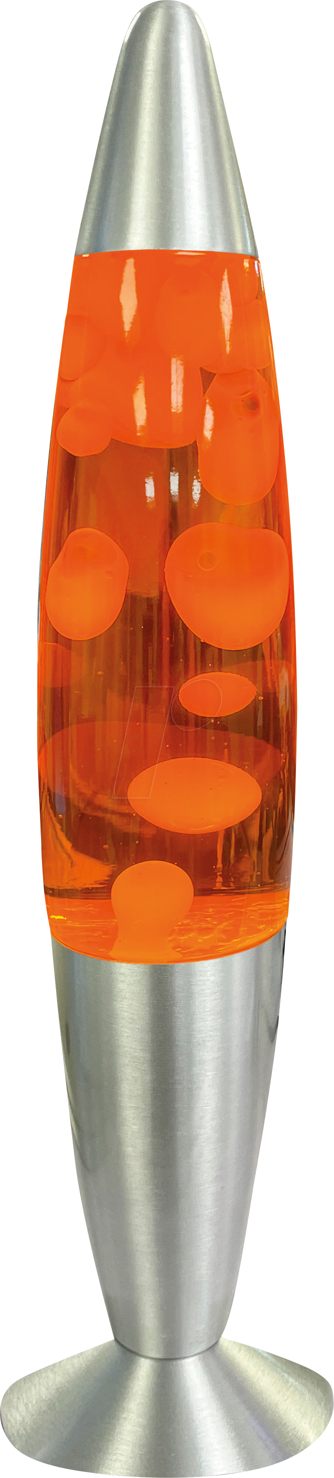 BLULAXA 49985 - LED Lavaleuchte, 25 W, 400 x 74 mm, weißes Wachs + orange Flüssi