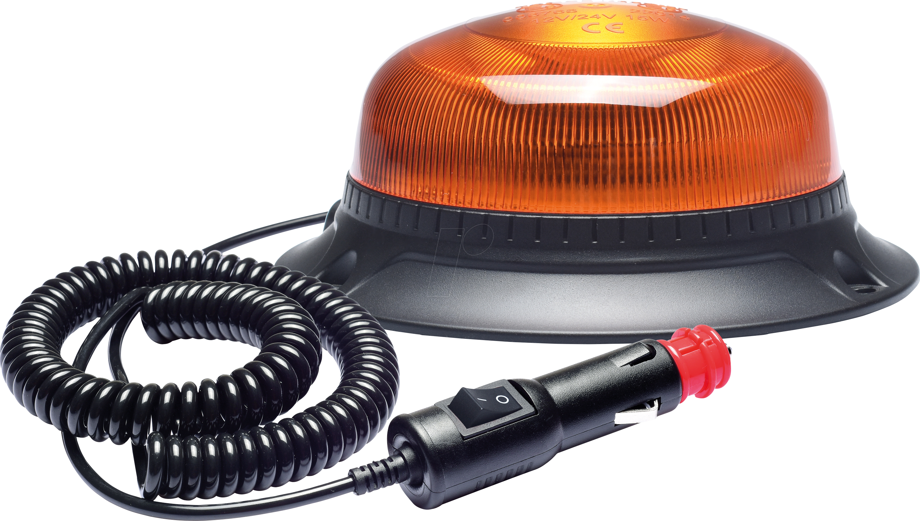 LED Rundumleuchte 12-24 Volt mit Aufsteckfuß flach CE (E9) 10R-05.1669