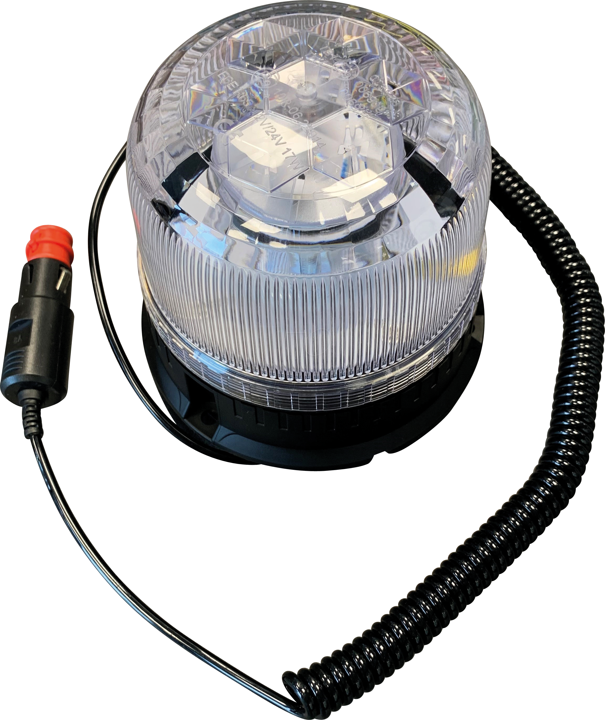 BS 20320: LED-Rundumleuchte, 12-24 V, Dual Color Orange - Blau bei reichelt  elektronik