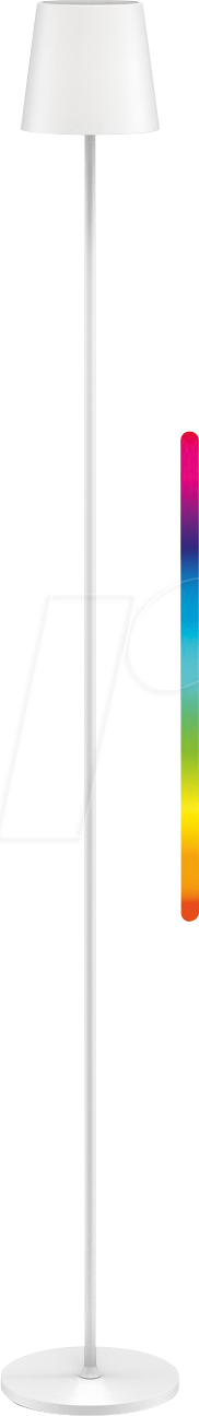 GB 76572 - LED Stehleuchte, outdoor, RGBW, 122 cm, Touch-Steuerung, weiß