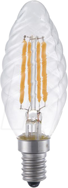 8718739076822 - SCHI X0238103091 - LED-Lampe E14 4 W 350 lm 2200 K Filament dimmbar