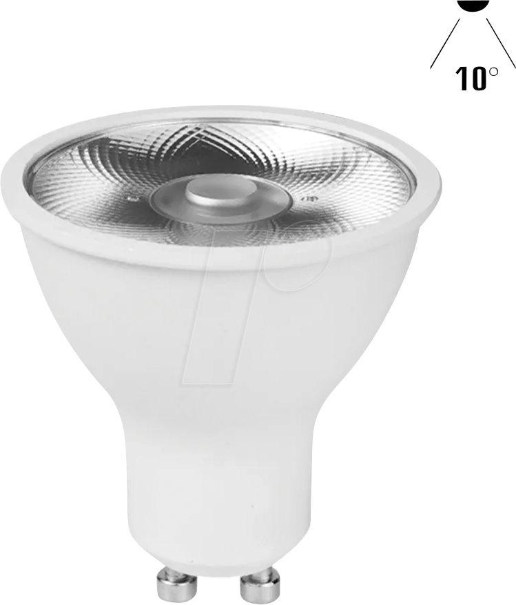 LM GU10306S2 - LED Lampe GU10, 6W, 435 lm, 4000K, 10°