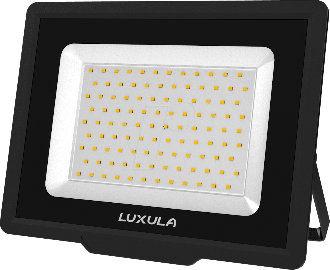 LUXULA LX400104: LED-Flutlicht, 100 W, 3000 K, 10000 lm, IP65 bei reichelt  elektronik