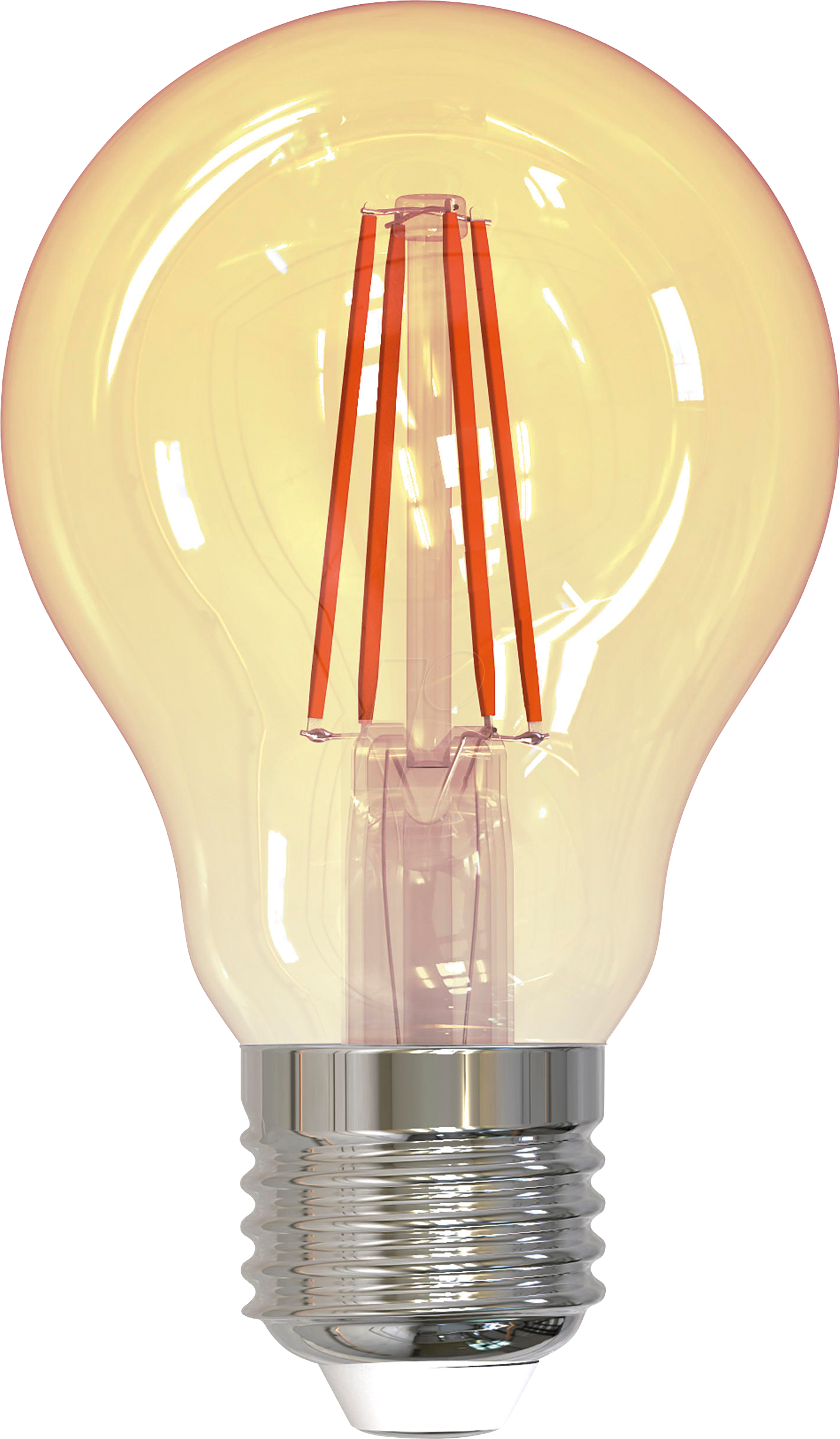 MLI 401073 - LED-Filamentlampe E27, 4,5 W, 400 lm, 2000 K, dimmbar, gold