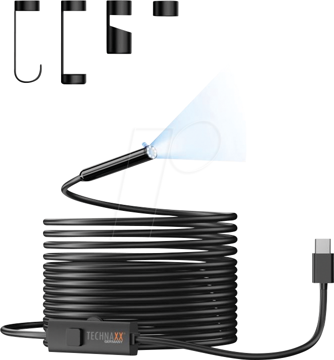 TECHNAXX 5427 - USB-C Endoskopkamera mit Licht