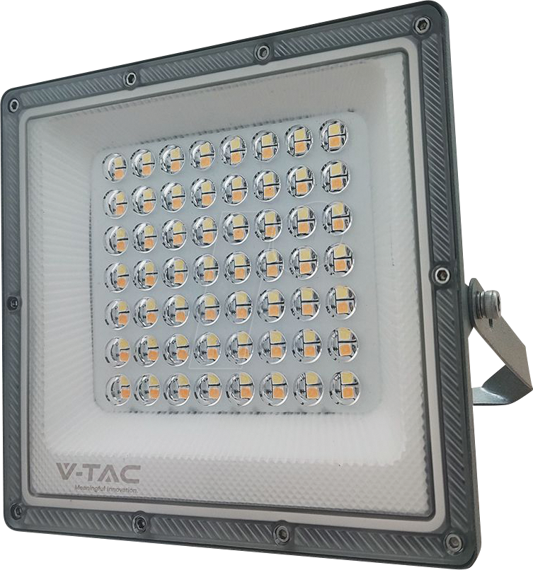 3800170221376 - VT-23614 - LED-Flutlicht 50 W 5000 lm CCT IP65 grau