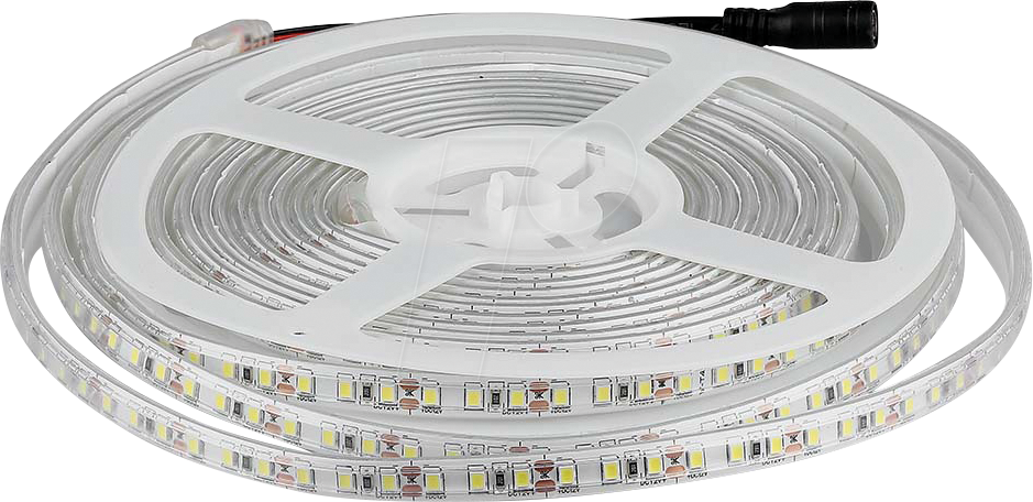3800157676243 - VT-3528 12V led streifen strip SMD3582 5M 8W M 120LED M 100LM W kaltweiß 6500K IP65 - SKU 212037