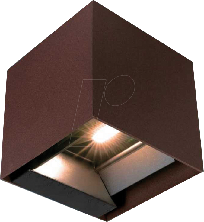 3800170228559 - VT-23824 - Solar-Wandleuchte 9 W 800 lm CCT braun IP65