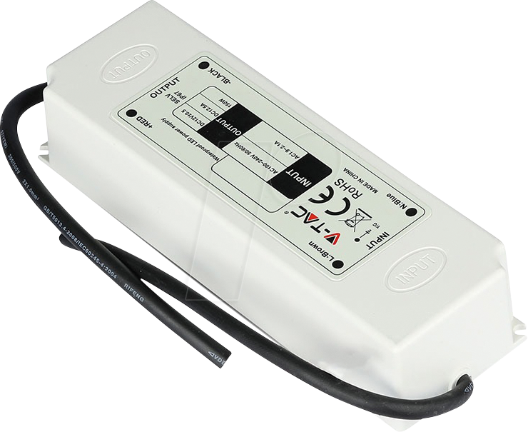 3800157630443 - VT-22155 100W led slim Netzteil 12V 8A wasserdicht IP67 kunststoff - SKU 3251