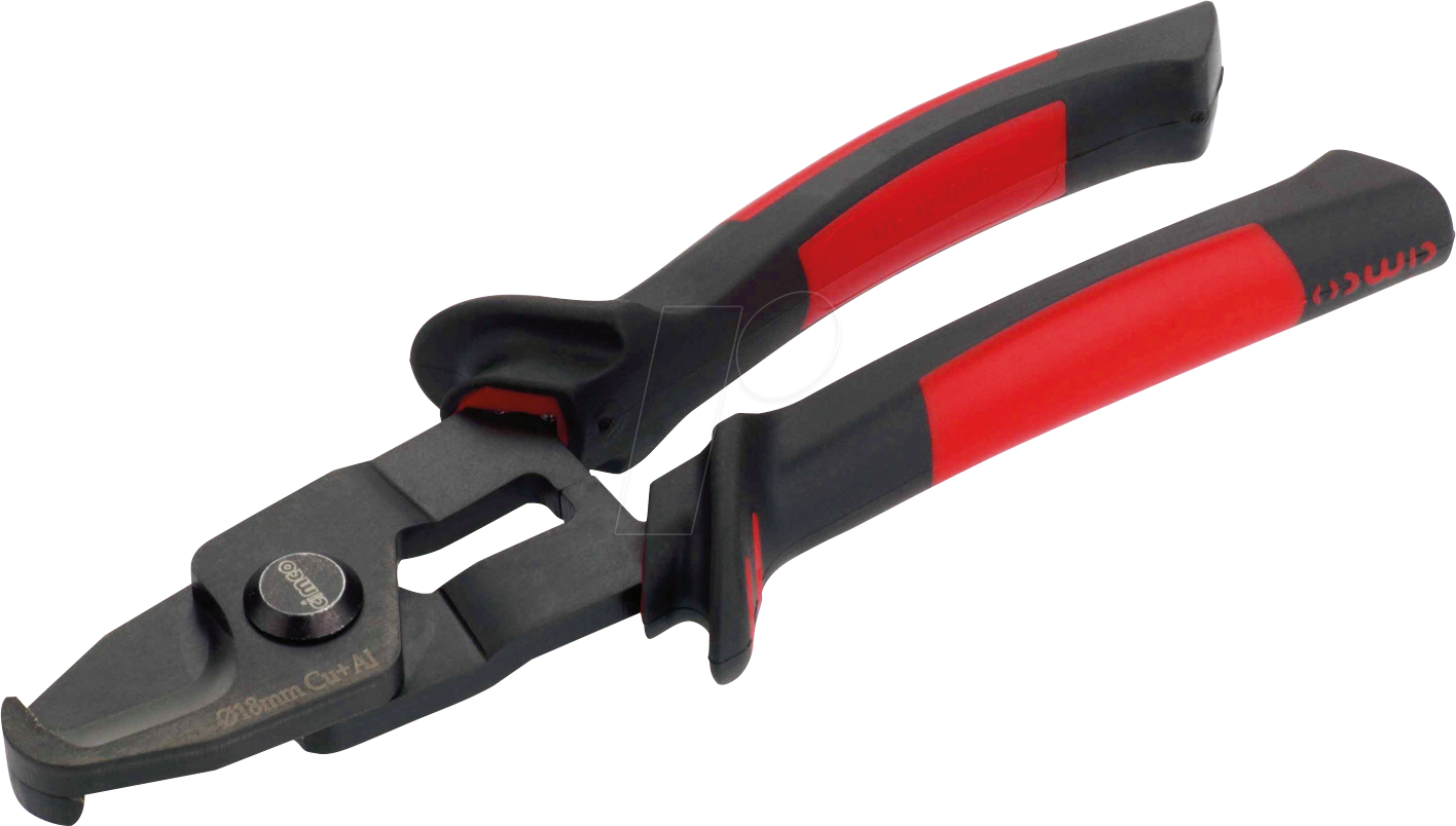 Kabelschere mechEinhand Ø18mm 50qmm L180mm isol fmehrdrähtige Leiter 120114 - Cimco