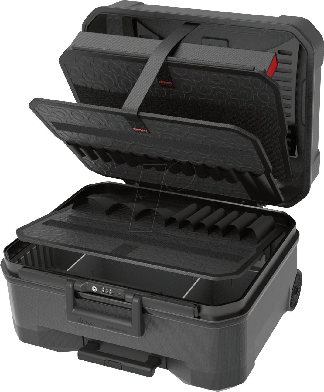 CIMCO 178650B1T2 - CimCase PRO Trolley B1T2, leer incl. 2x L-Boxx-Mini, Einstecktas