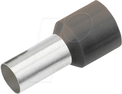 CIMCO 187135 - Aderendhülse isoliert 25,0 mm²/22 mm, verzinnt, schwarz, 50er Pa