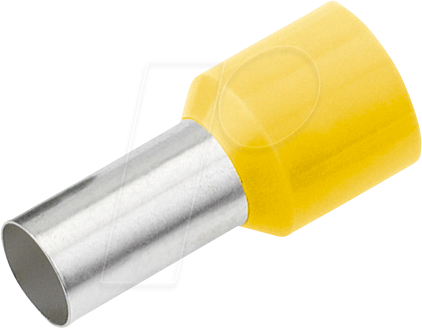 CIMCO 187218 - Aderendhülse isoliert 1,5 mm²/8 mm, verzinnt, rot, 100er Pack