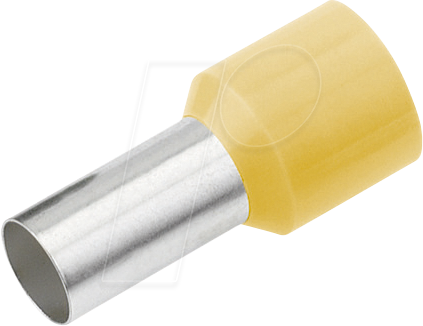 CIMCO 187237 - Aderendhülse isoliert 35,0 mm²/25 mm, verzinnt, beige, 50er Pack