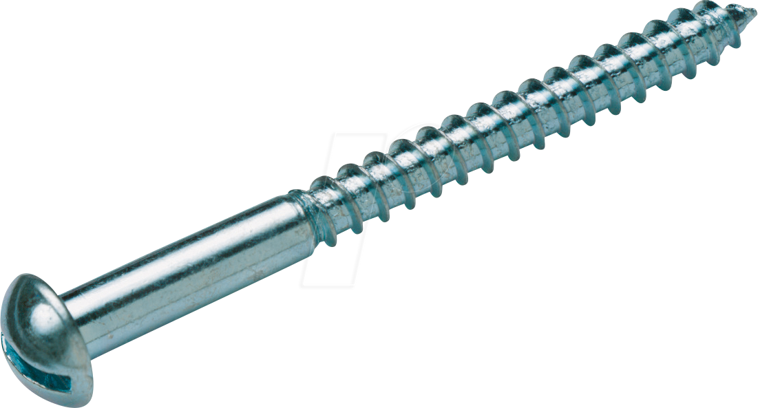 CIMCO 190161 - Holzschraube Halbrundkopf mit Schlitz 4,0x35mm, 200er Pack