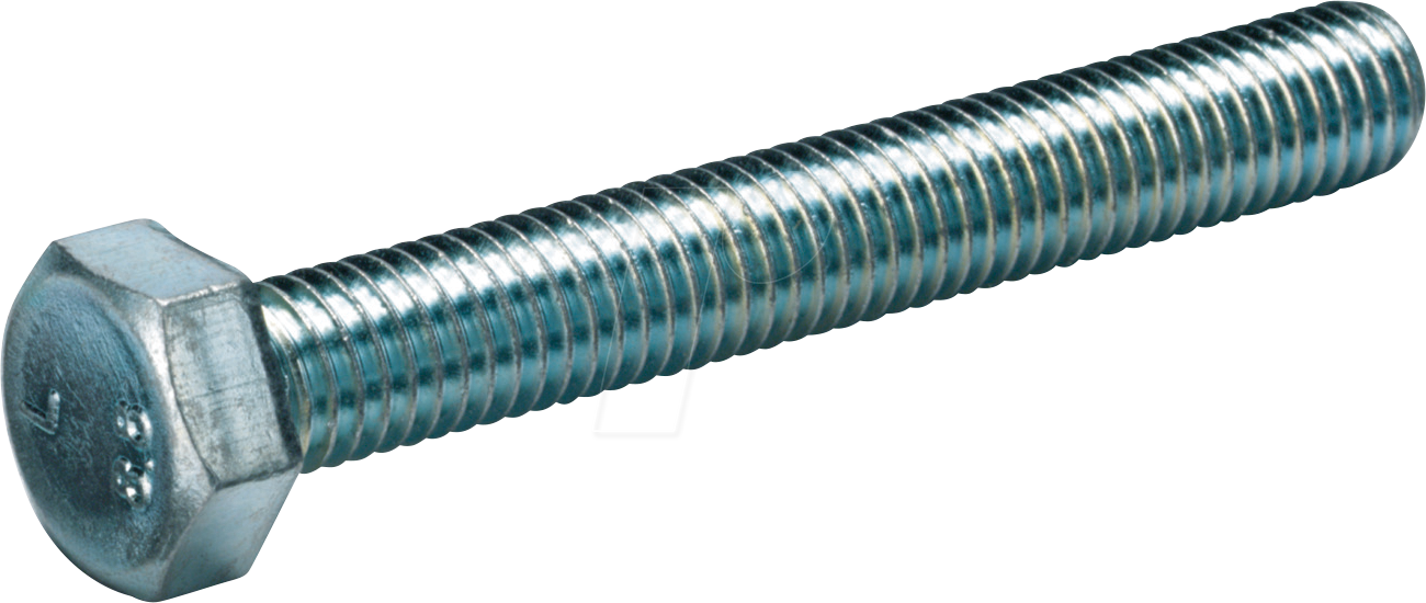 CIMCO 190592 - Sechskantschrauben, Stahl verzinkt, M10 x 30, 100er Pack