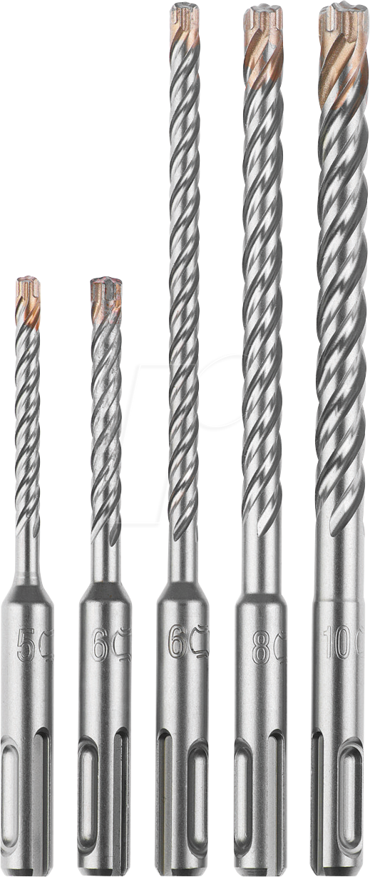 CIMCO 208580 - SDS-Plus-Hammerbohrer HELIX, 5-teilig