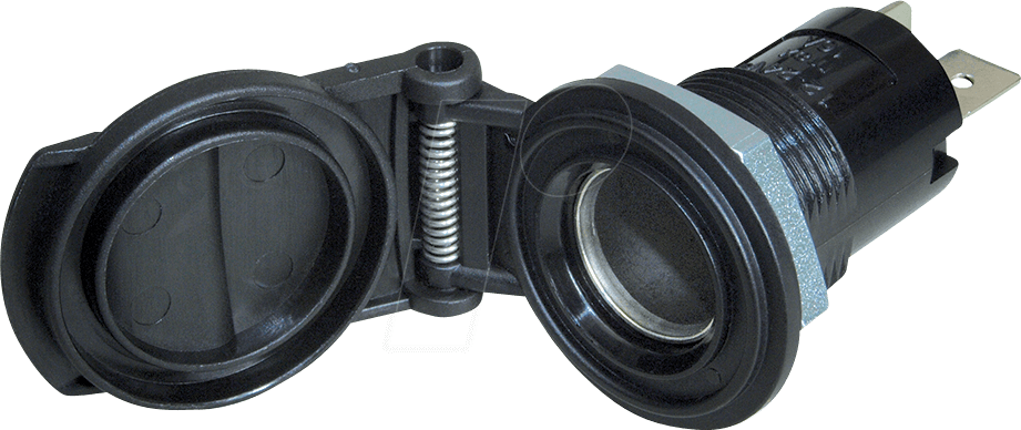 BST 67607100 - KFZ - Normsteckdose, 12-24V, 16A, Einbau, mit Schutzdeckel