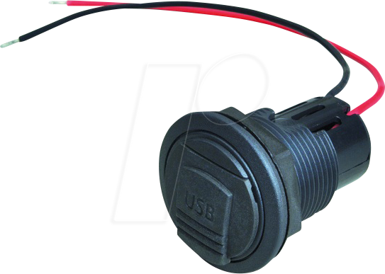 BST 67321100 - Caravan - Steckdose, 2x USB-A, 12/24V, 2x 2,5A/5V, schwarz