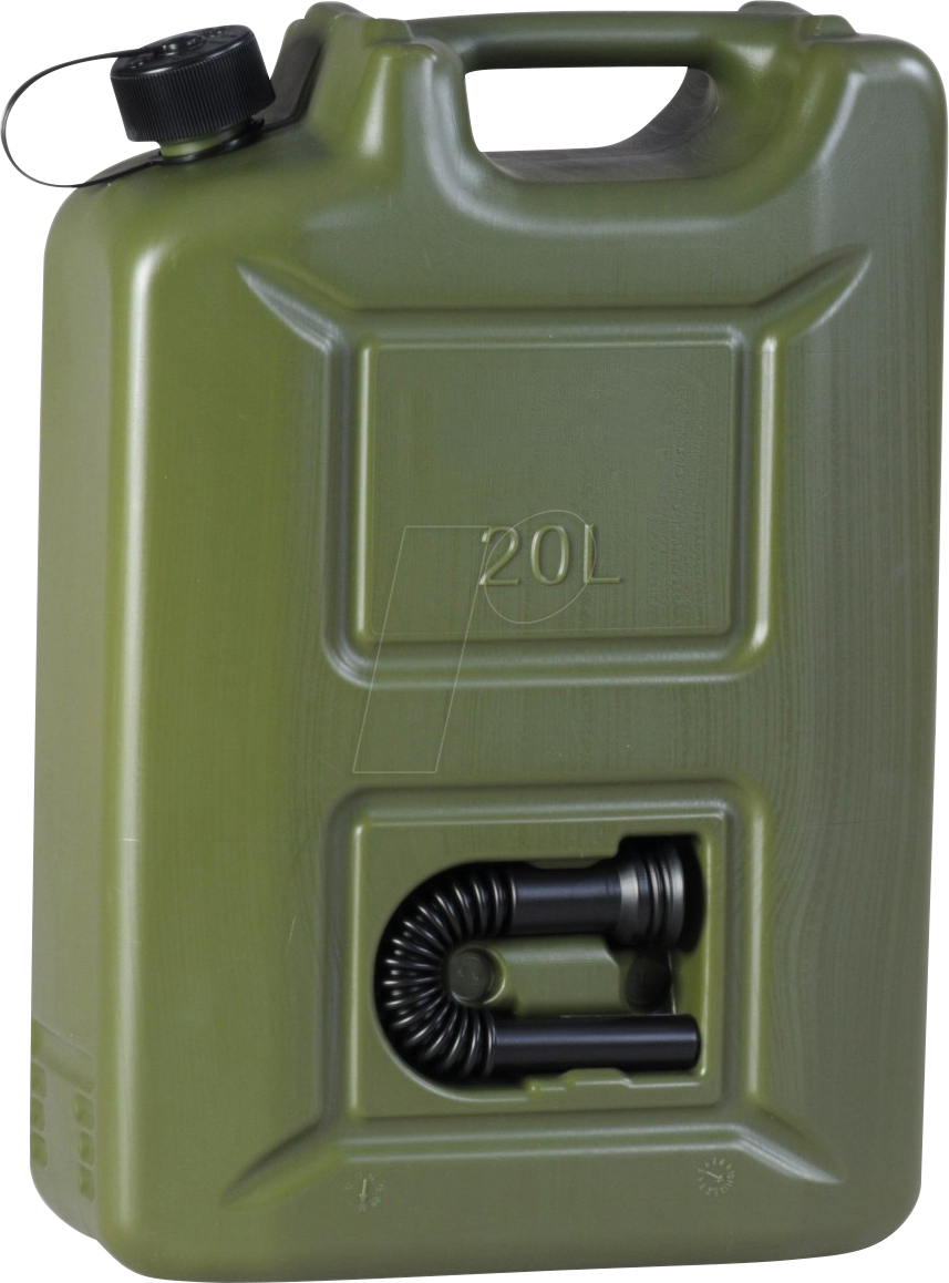 4007228802009 - Biebrach-chmorgenstern Gmbh - Kraftstoffkanister profi 20l olivgrün hdpe L350xB165xH495mm hüner