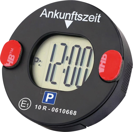 KFZ TX-353 - KFZ - Elektronische Parkscheibe, schwarz