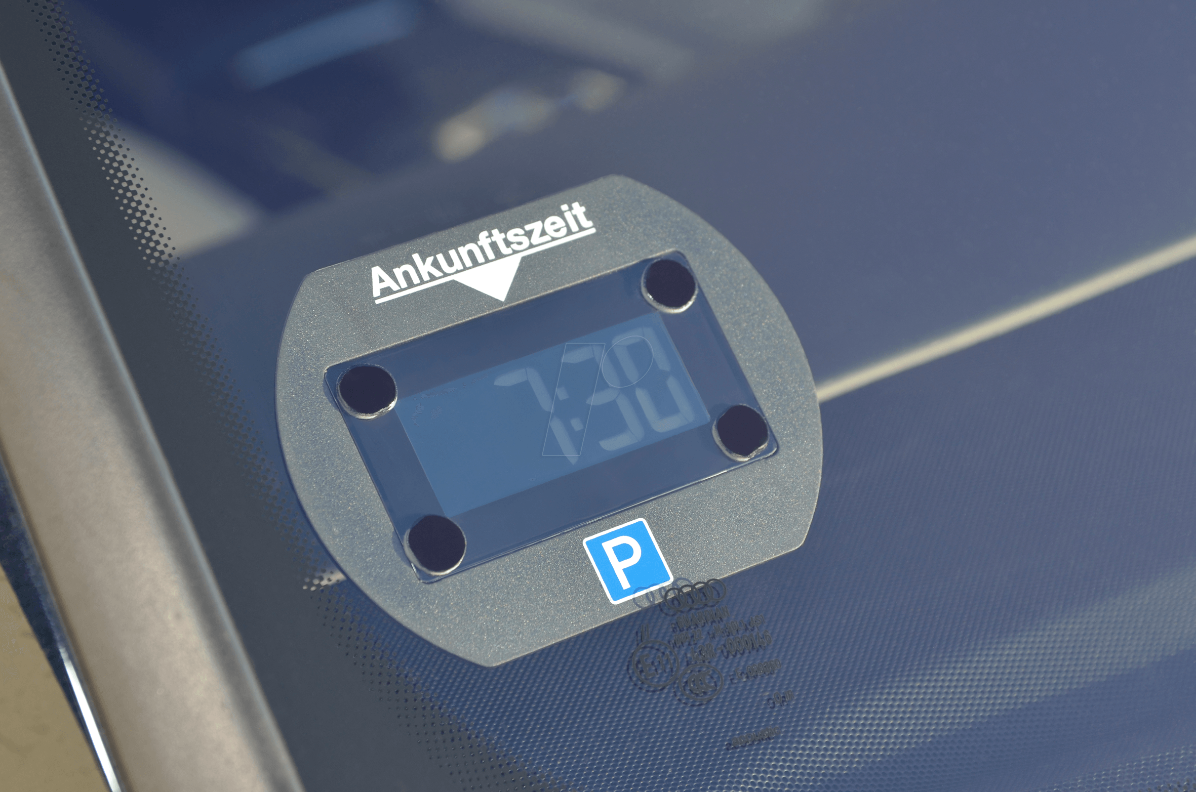 PARKLITE SW: PARK LITE electronic parking disc, black at reichelt elektronik