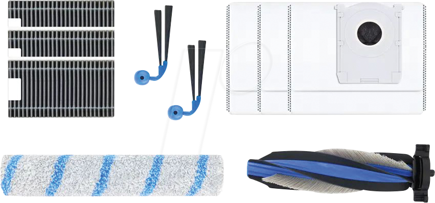 DEEBOT DKT130001 - Premium Ersatzteile Set für Deebot, antibakteriell, x-teilig