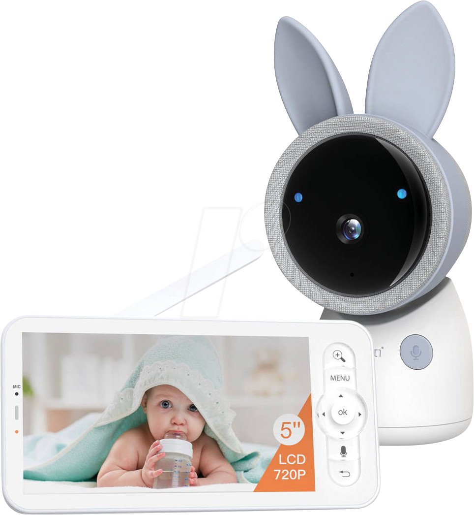 6974935721771 - AINANNYA4 - Babyphone mit Kamera und 5-Farbdisplay