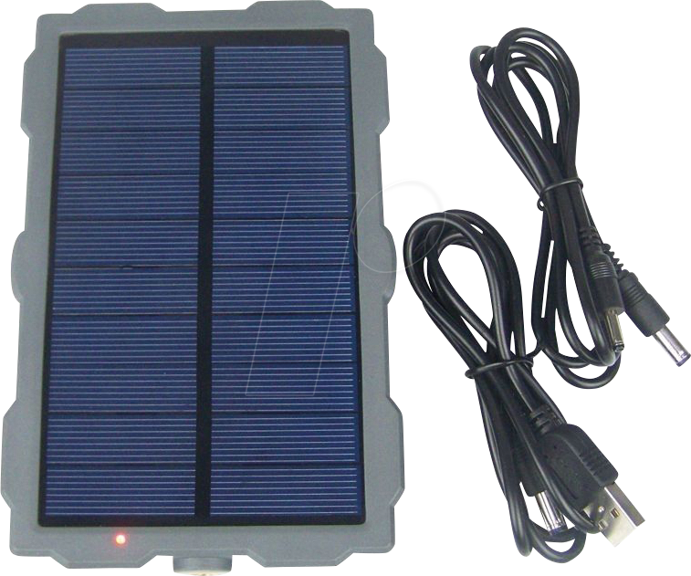 Berger & Schröter Wildcam 31884 Solar-Ladegerät Ladestrom Solarzelle 300 mA 1500 mAh