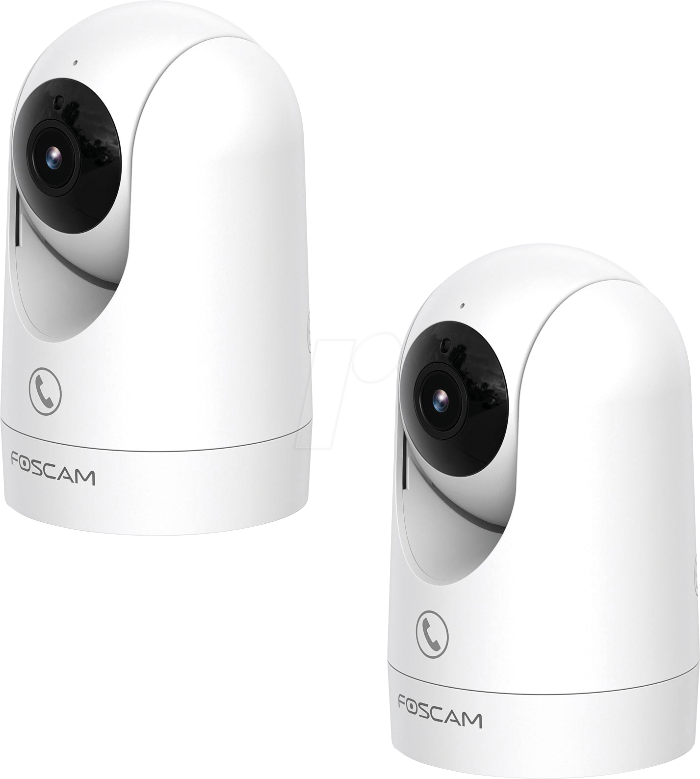 FOSCAM R8M-2 - Überwachungskamera, IP, LAN, WLAN, innen, 2 Stück