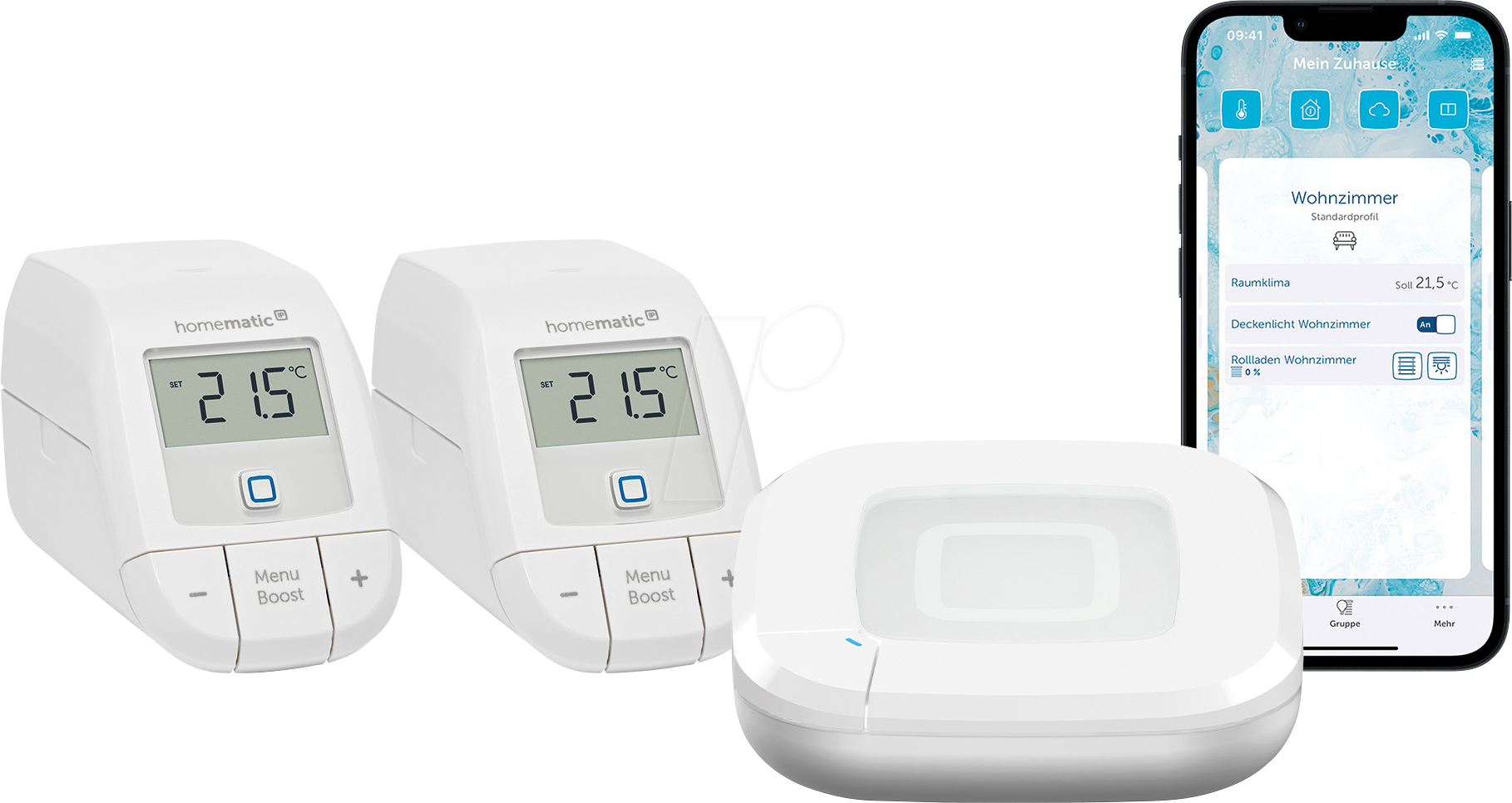 HMIP HAP2-ETRVB2 - Starter Bundle Heizen für 2 Heizkörper