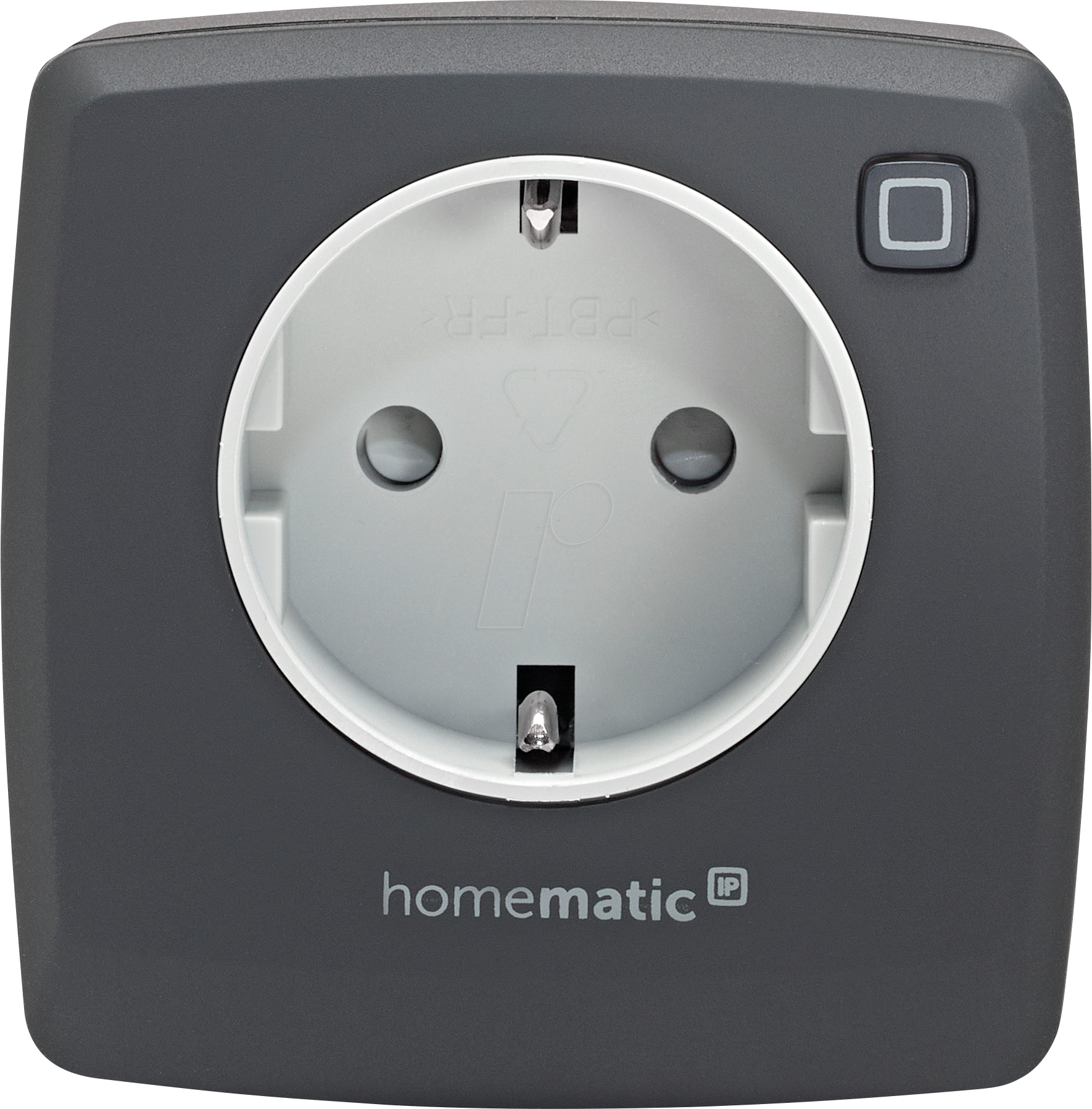 HMIP PSM-2-A - Schalt-Mess-Steckdose, anthrazit