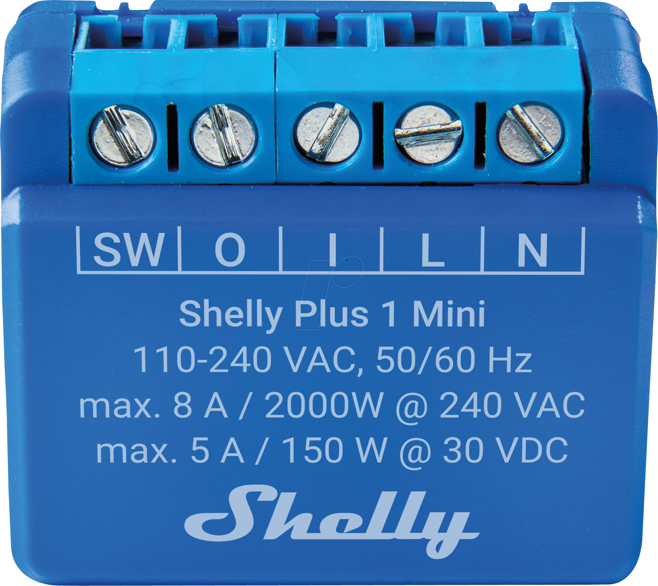 SHELLY PLUS 1M: Shelly Plus 1 Mini, 1 canale, WLAN, Bluetooth, max