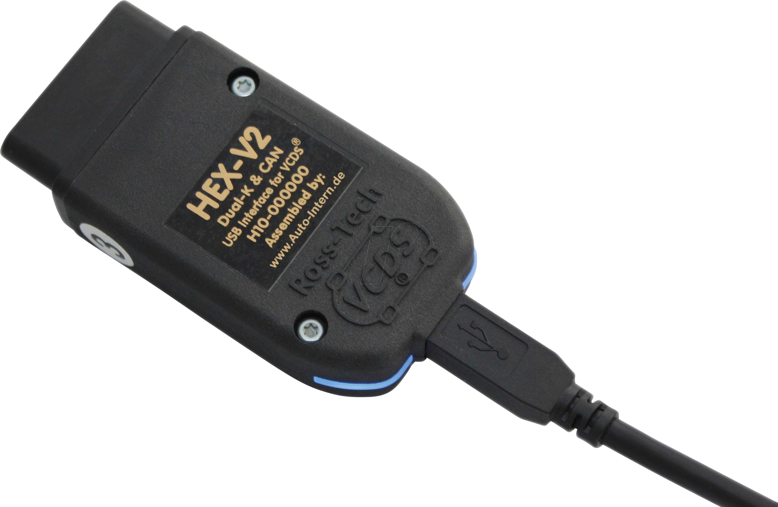 OBD HEX-V2 UL: KFZ - Diagnose HEX-V2, VCDS, OBD2, USB, >99 FIN, ohne Koffer  bei reichelt elektronik