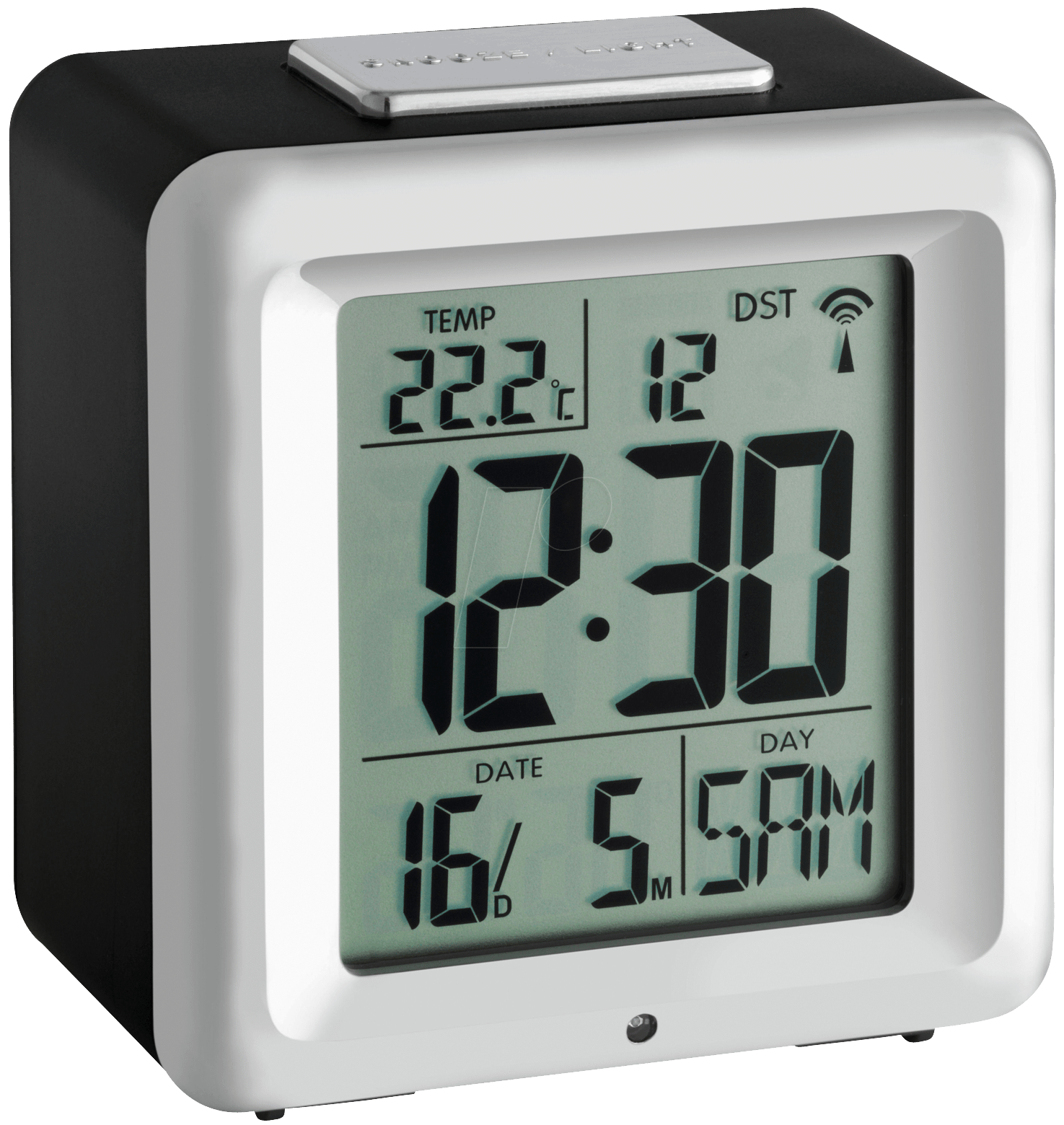 radio clock temperature