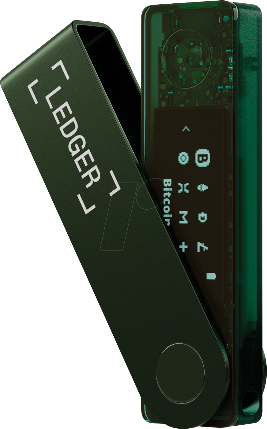 LEDGER X-EMR - Krypto-Wallet, mit Bluetooth, Nano X, smaragdgrün