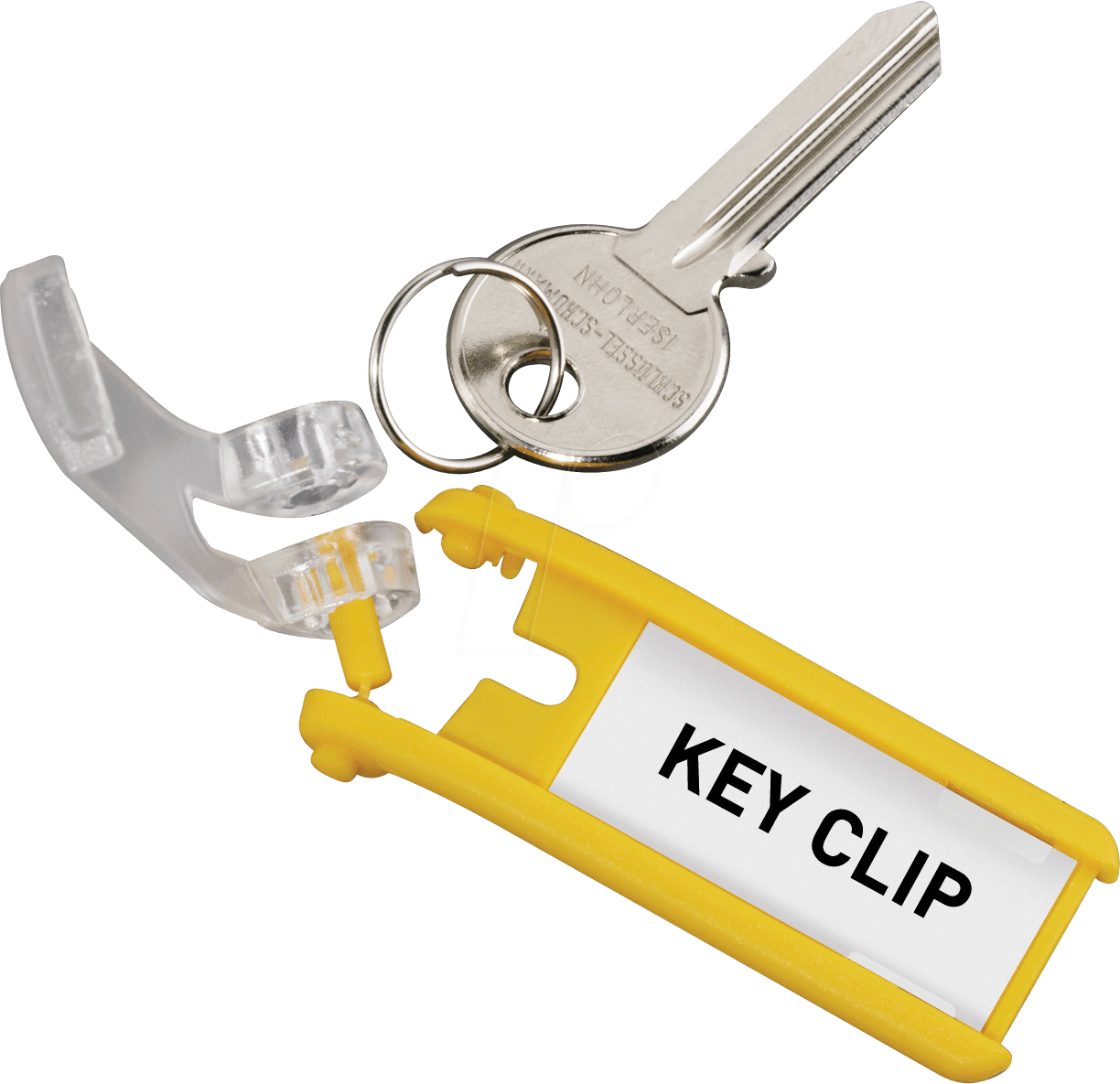 je nach Auswahl 6 Stück Durable 195704 Schlüsselanhänger Key Clip mehrfarbig 