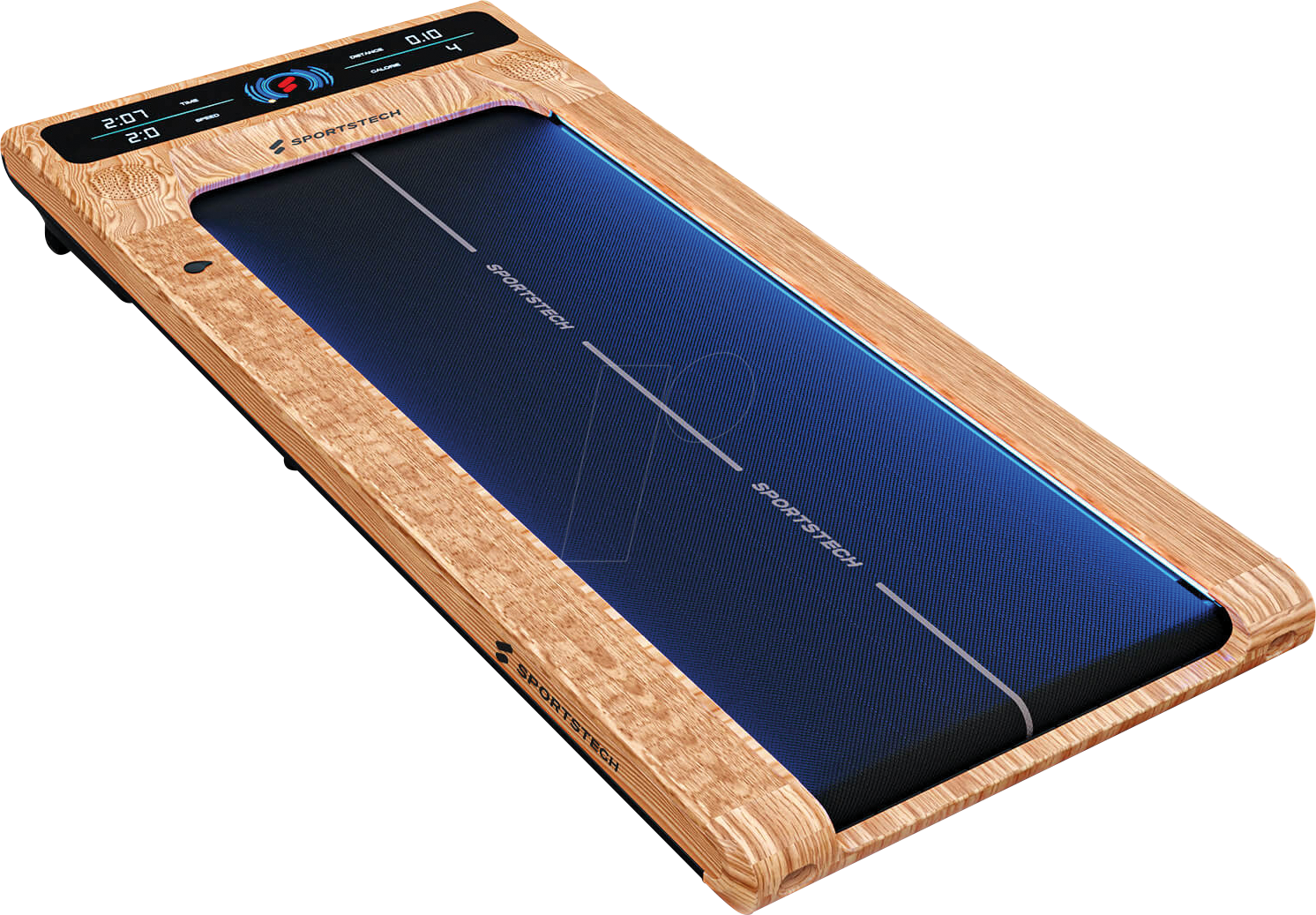 SPORTSTECH 19155 - Walking-Pad, sWalk helle Holzoptik
