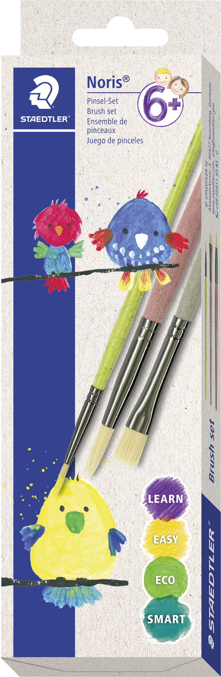 STAEDTLER 989RS - Pinsel-Set, 3 Stück