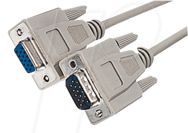 Кабель для монітора VGA, 15-контактний, подовжувач VGA, 1,8 м