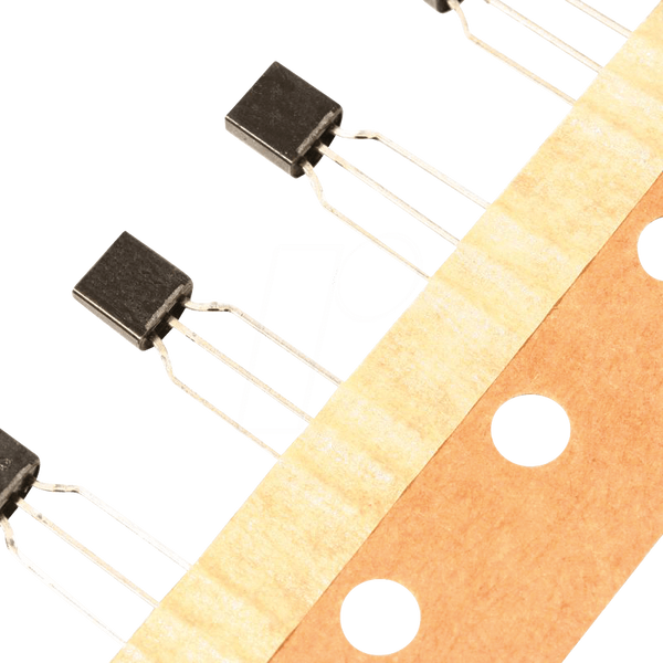 P-Kanal-JFET, -30V, -7 ... -30mA, 0,35W, TO-92 gegurtet