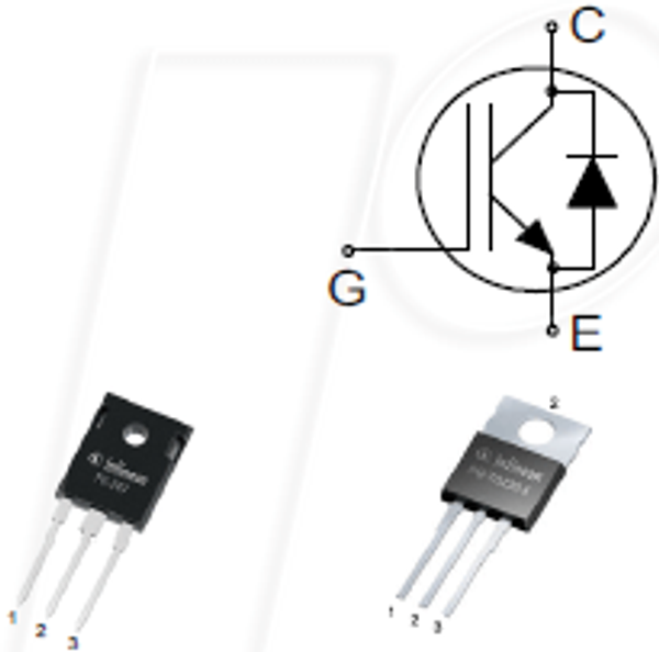 IGBT транзистор, N-CH, 650 В, 74 А, 255 Вт, TO-247-3