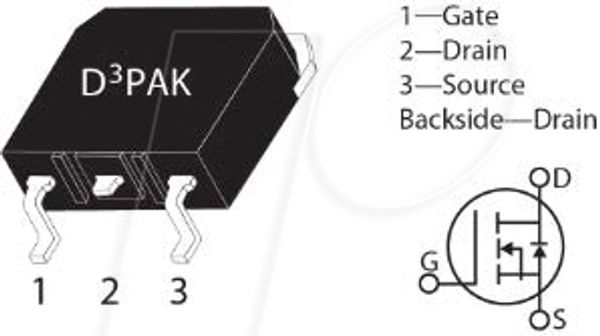 SiC-MOSFET, N-канальний, 1700 В, 59 А, 0,035 R, TO-268 (D3PAK)