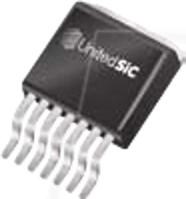 Каскодний польовий транзистор SiC, 1200 В 18,4 А, Rdson 0,15R, D²Pak-7L