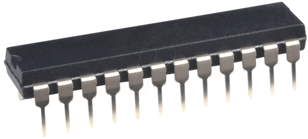 12-бітний послідовний АЦП, 8-канальний, +-1 LSB, DIP-24S.